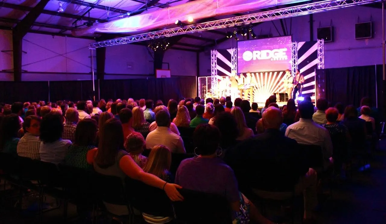 A full house on the Ridge stage in the Wetumpka YMCA