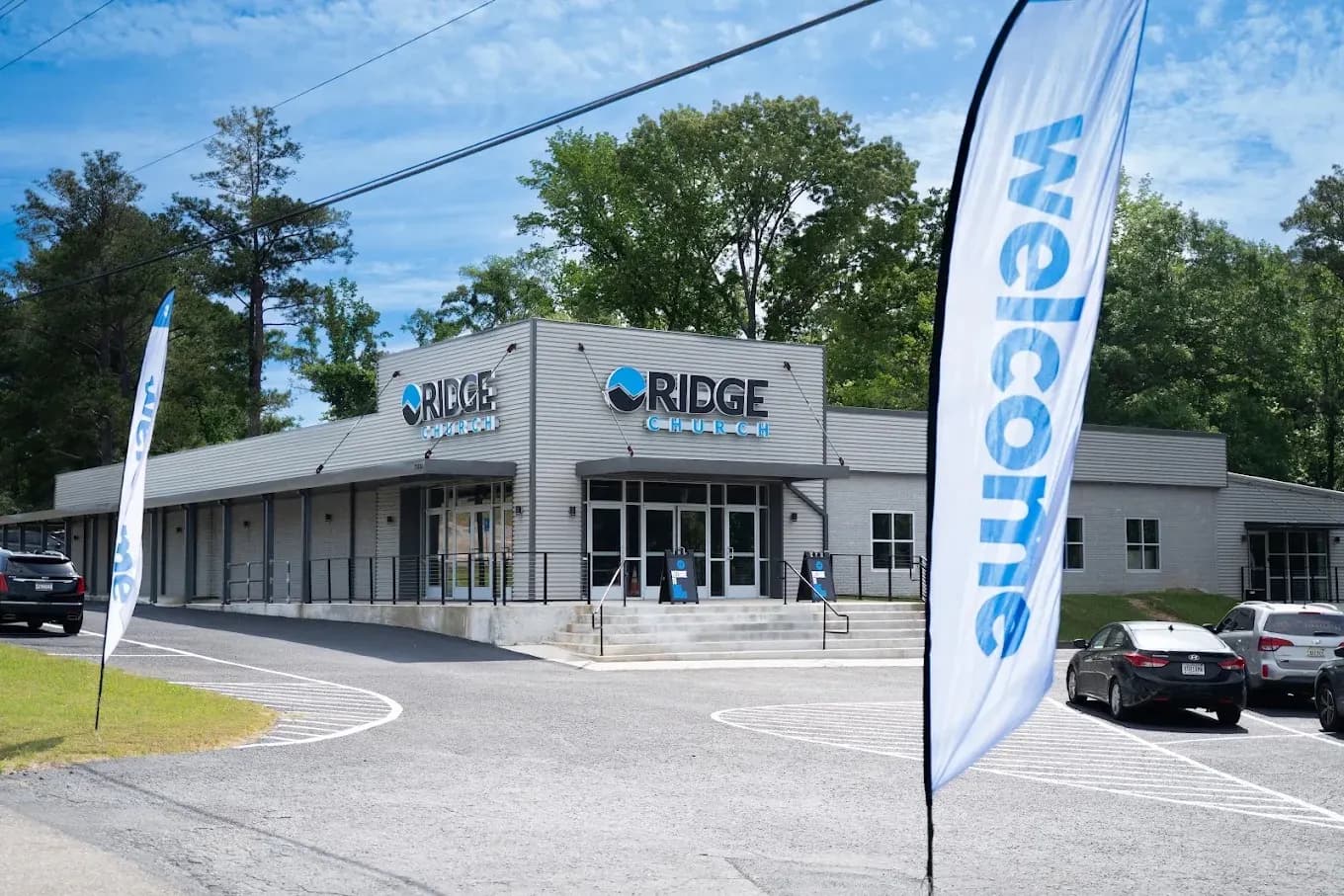 The Ridge Church building on Tallassee Highway