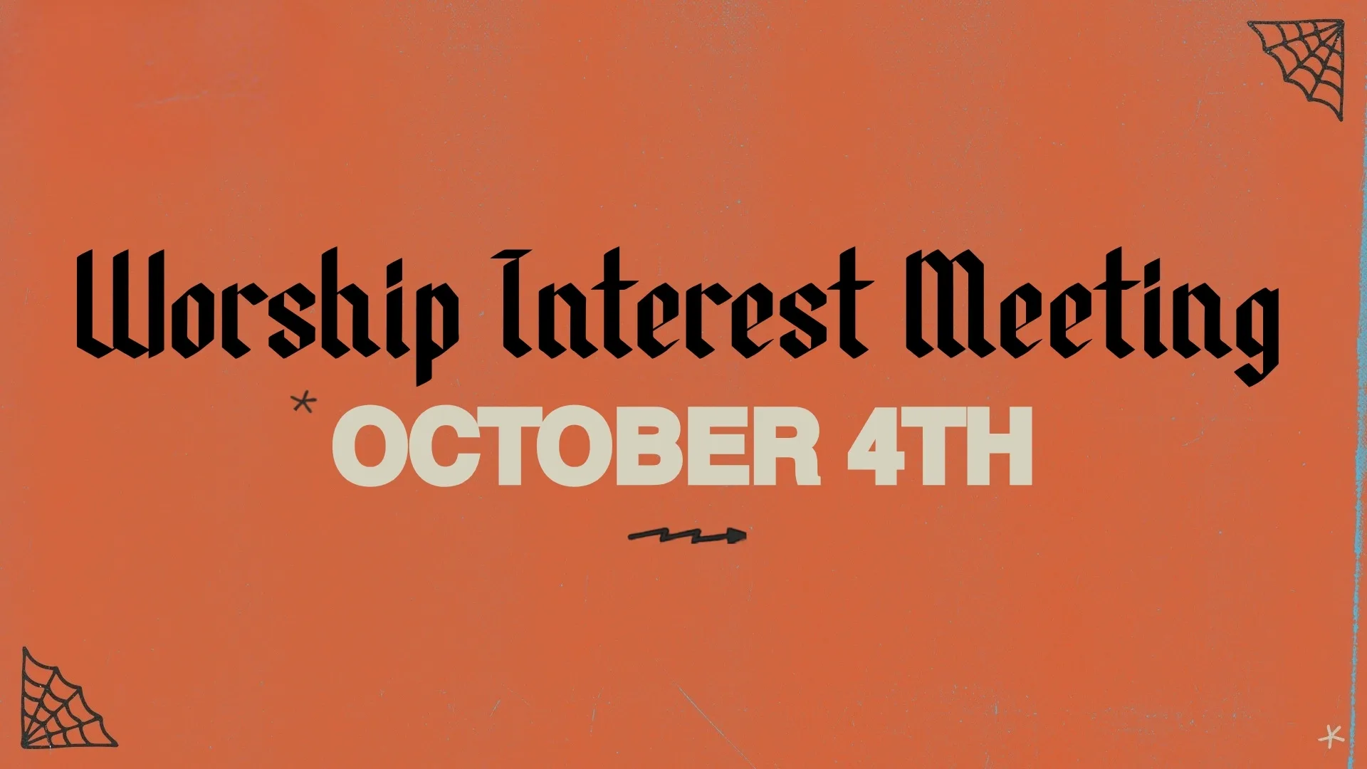 Worship and Production Interest Meeting 2026 (Fall)